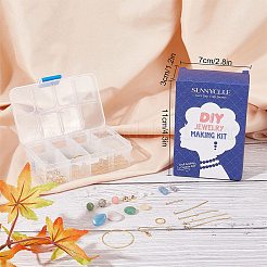 DIY Mixed Stone Earring Making Kit&nbsp;STAS-SC0017-43