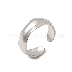 304 Stainless Steel Open Cuff Rings&nbsp;RJEW-H261-18P