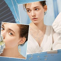 100個 2色 304ステンレススチール リンキングリング  ゴールデン·ステンレス鋼色  10x1mm  50個/カラー&nbsp;STAS-UN0035-44