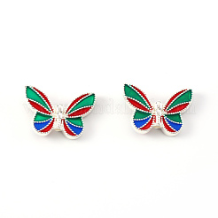 Alloy Enamel Beads&nbsp;ENAM-S122-034B-RS