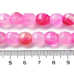 Natural Banded Agate Beads Strands&nbsp;G-G172-02B