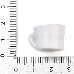 オペーク樹脂カボション  心のこもったコーヒー  ペルー  18x24x13mm&nbsp;CRES-D328-01C