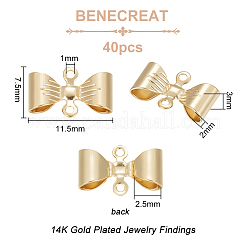 40Pcs Rack Plating Brass Connector Charms&nbsp;KK-BC0010-82