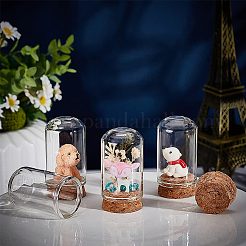 20 Set Glass Dome Cover&nbsp;AJEW-BC0003-54C