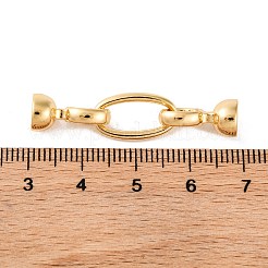Brass Fold Over Clasps&nbsp;KK-U016-21G