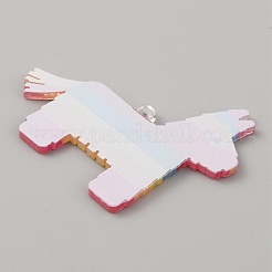 Carnival Themed Opaque Printed Acrylic Pendants&nbsp;SACR-WH0008-015E