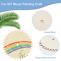 Unfinished Wood Slices&nbsp;WOOD-WH0024-139A