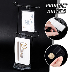 2000Pcs PET Back Adhesive Slot Hole Hang Tabs&nbsp;DIY-DR0002-51