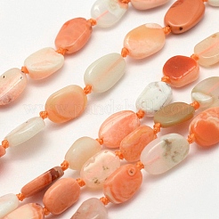 Natural Fire Opal Bead Strands&nbsp;G-E395-12A