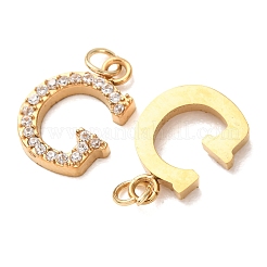 304 Stainless Steel with Crystal Rhinestone Charms&nbsp;RB-CBA5270-11G-G