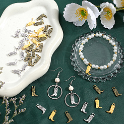 90Pcs 3 Styles Tibetan Style Alloy Pendants&nbsp;FIND-SC0011-70