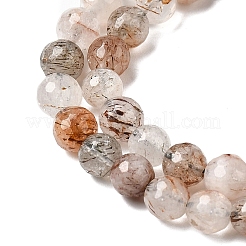 Natural Black Gold Rutilated Quartz Beads Strands&nbsp;G-D359-A02-6mm