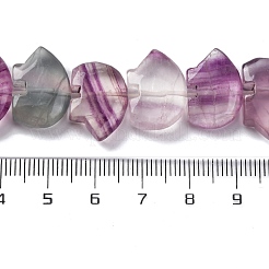 Natural Purple Fluorite Beads Strands&nbsp;G-F783-G04-01