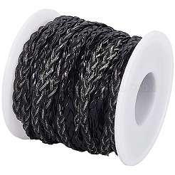10M Flat Braided Imitation Leather Cords&nbsp;LC-CL0001-04A