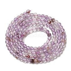 Natural Purple Phantom Quartz Purple Lodolite Quartz Beads Strands&nbsp;G-B090-A21-03