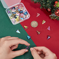 48Pcs 8 Colors Glass Charms&nbsp;GLAA-PH0003-93