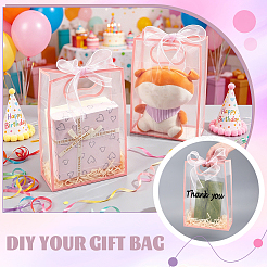 24Pcs PP Plastic Gift Tote Bags&nbsp;ABAG-GA0001-14B