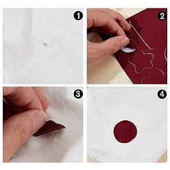 30Pcs 10 Colors Polyester Repair Patches&nbsp;FIND-GO0004-07