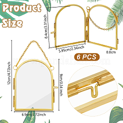 Brass Hanging Photo Frames&nbsp;DIY-WH0888-609C