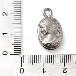 304 Stainless Steel Pendants&nbsp;STAS-M070-09P