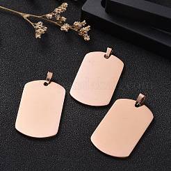 Ion Plating(IP) 304 Stainless Steel Pendants&nbsp;LS-STAS-I311-03A-RG