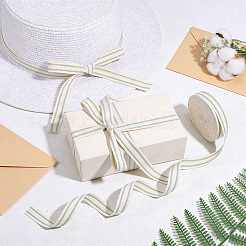 Cotton Stripe Pattern Ribbon&nbsp;OCOR-WH0078-550B