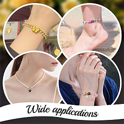 6000Pcs 4 Colors Brass Crimp Beads&nbsp;KK-PA0001-06