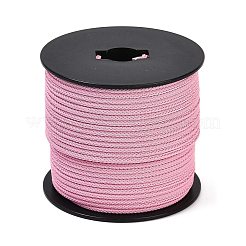 編んだ丸鋼線  DIYブレスレット用  ピンク  3.2mm&nbsp;OCOR-D300-02