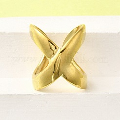 304 Stainless Steel Adjustable Cuff Rings for Women&nbsp;LS-RJEW-B123-01G-02