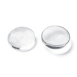 Transparent Glass Cabochons&nbsp;GGLA-R026-15mm