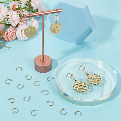 30Pcs 304 Stainless Steel Clip on Nose Ring Findings&nbsp;STAS-BBC0003-95G