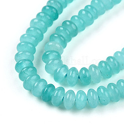 Dyed Natural White Jade Beads Strands&nbsp;X-G-T139-57A-06