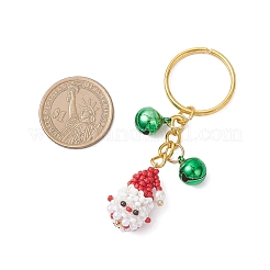 Santa Claus Glass Keychains&nbsp;KEYC-MZ00054