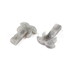 Natural Larvikite Coconut Tree Pendants&nbsp;G-N342-02G