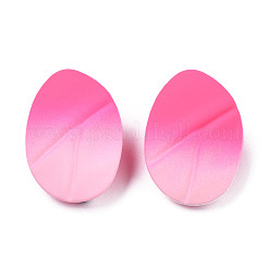 Spray Painted Iron Stud Earring Findings&nbsp;IFIN-N008-021D