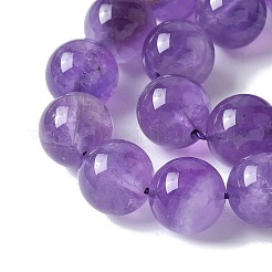 Natural Amethyst Beads Strands&nbsp;G-R446-10mm-21-A
