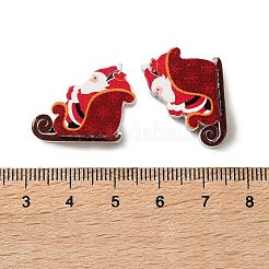 Christmas Theme Schima Wood Beads&nbsp;WOOD-F018-06