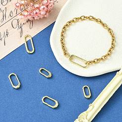 6Pcs 3 Styles Brass Spring Gate Rings&nbsp;KK-CJ0004-29