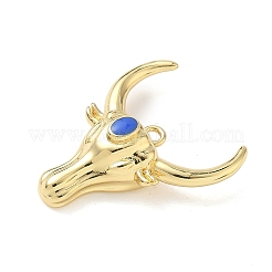 Brass Enamel Pendants&nbsp;KK-P342-08G