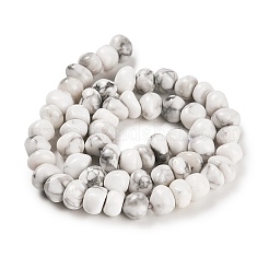 Natural Howlite Beads Strands&nbsp;G-G053-C09-01