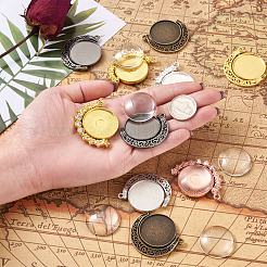 DIY Rotatable Pendant Making Kits&nbsp;DIY-TA0008-76