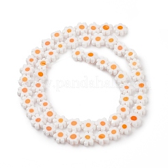 Handmade Millefiori Glass Bead Strands&nbsp;LAMP-J035-8mm-23