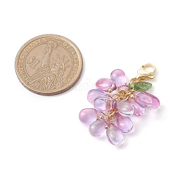 Teardrop Glass & Acrylic Pendant Decoration&nbsp;GL-CJ4893