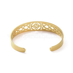 304 Stainless Steel Cuff Bangles&nbsp;BJEW-M234-03G