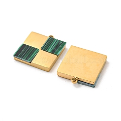 Synthetic Malachite Charms&nbsp;STAS-L022-203G