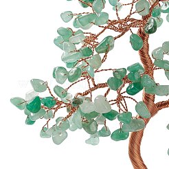 Natural Green Aventurine Tree Display Decoration&nbsp;DJEW-G027-04RG-03