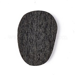 木の魔女のルーン文字  瞑想占いのためのジプシーのシンボルが刻まれています。  巾着収納布袋＆三重月女神柄箱付き  ブラック  木のルーン：35x25x4mm  14pc&nbsp;AJEW-E052-02