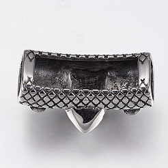 304 Stainless Steel Slide Charms&nbsp;STAS-F144-006AS