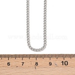 Tarnish Resistant Women's 304 Stainless Steel Twisted Chain Necklaces&nbsp;STAS-O037-58P