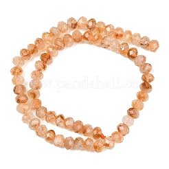Heated Natural Citrine Beads Strands&nbsp;G-C259-A19-5x8mm